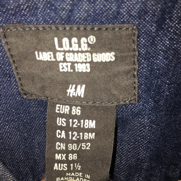 Denim-look button down - Picture 2 of 2